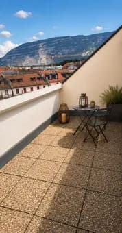 Appartement en attique avec deux terrasses - Plainpalais